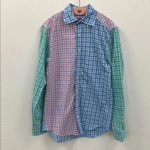 Vineyard Vines MULTI-COLORED Slim Fit Tucker Button-Down Shirt Size XS - Picture 1 of 4